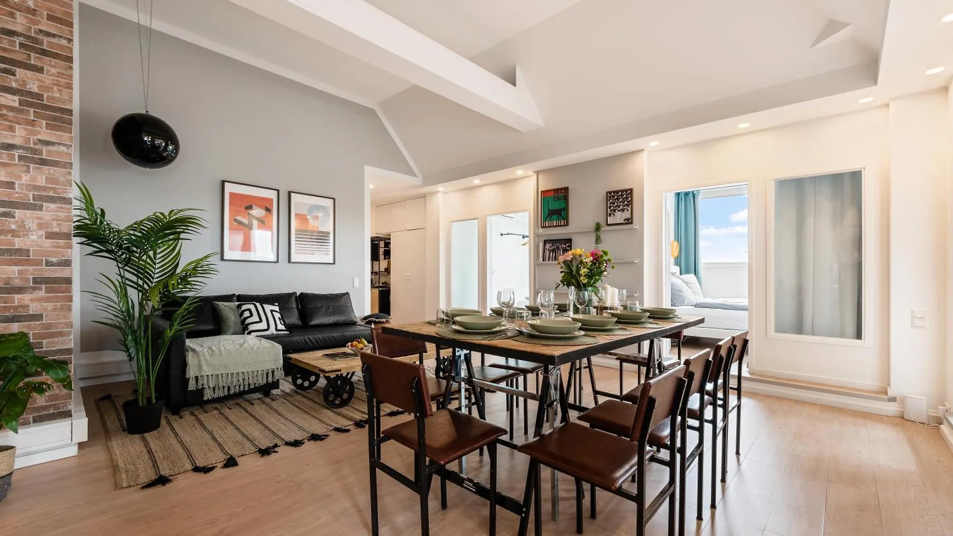 Appartement Big Urban Loft - Bis Zu 20 Personen - 180Qm - 180 Grad Skyline Balkon à Berlin